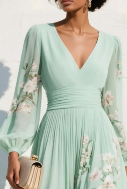 Lucy | Elegante vestido midi con vuelo