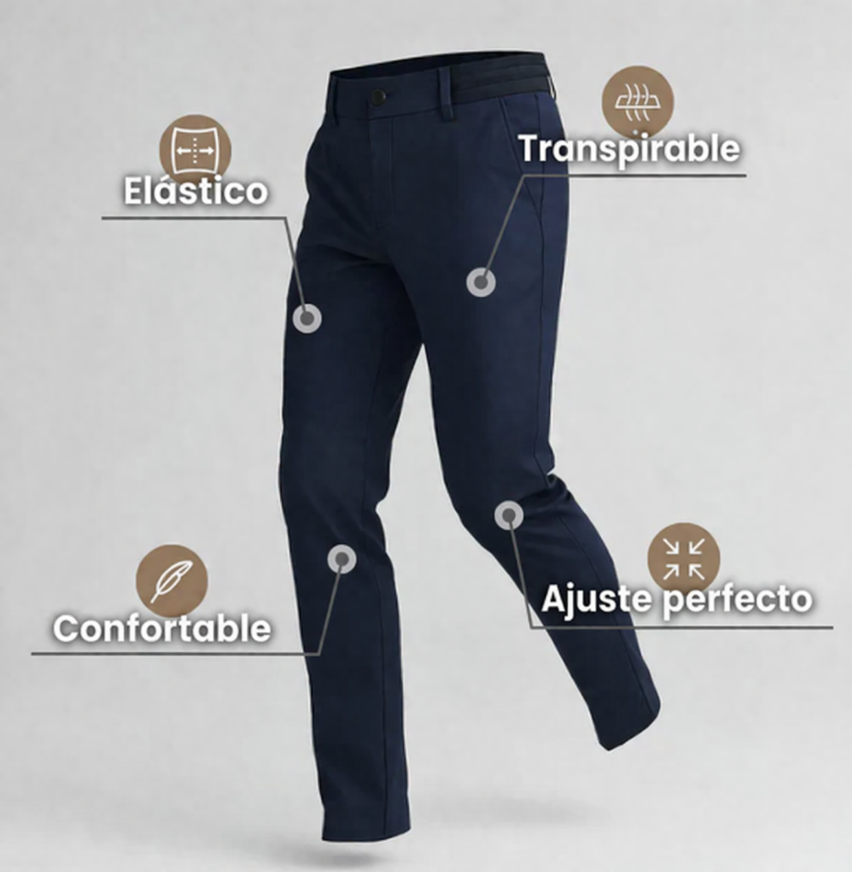 Massimo | Pantalón elástico MorphoFit
